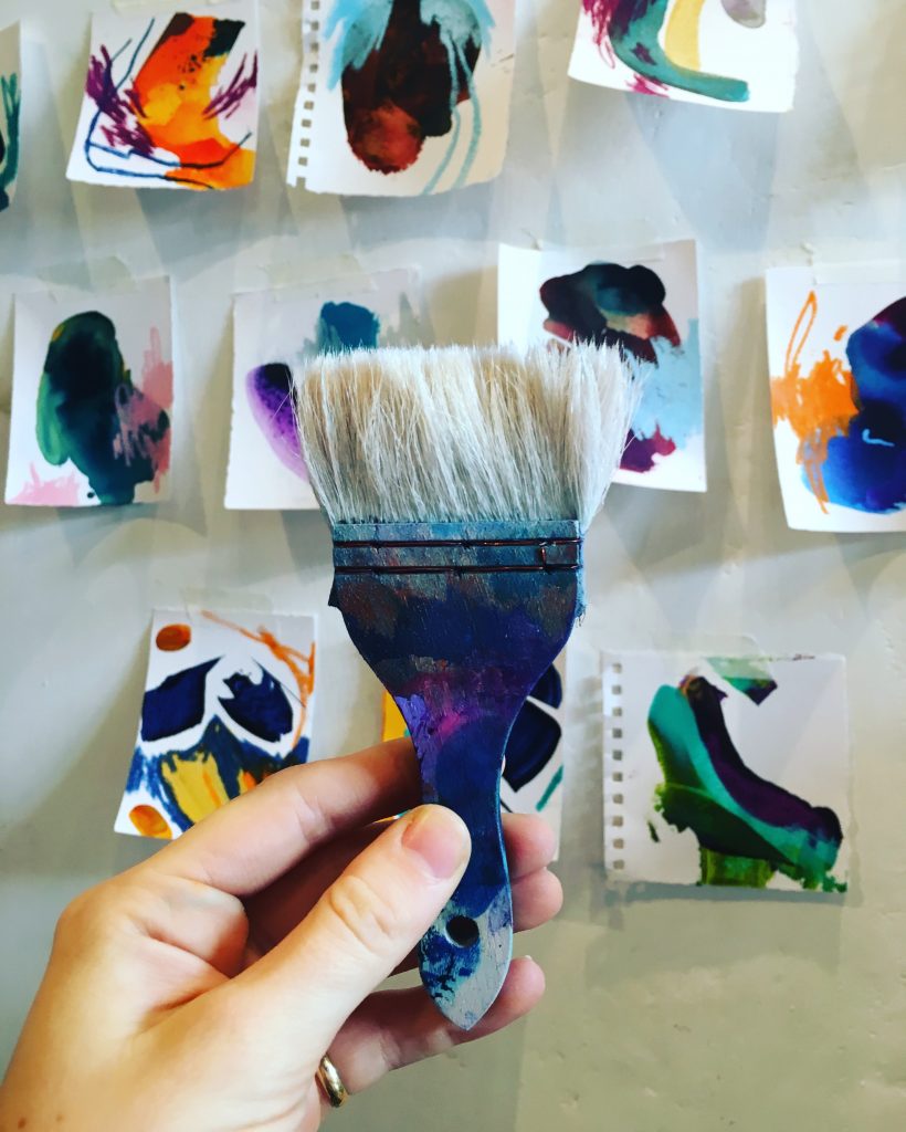 Paintbrush and samples