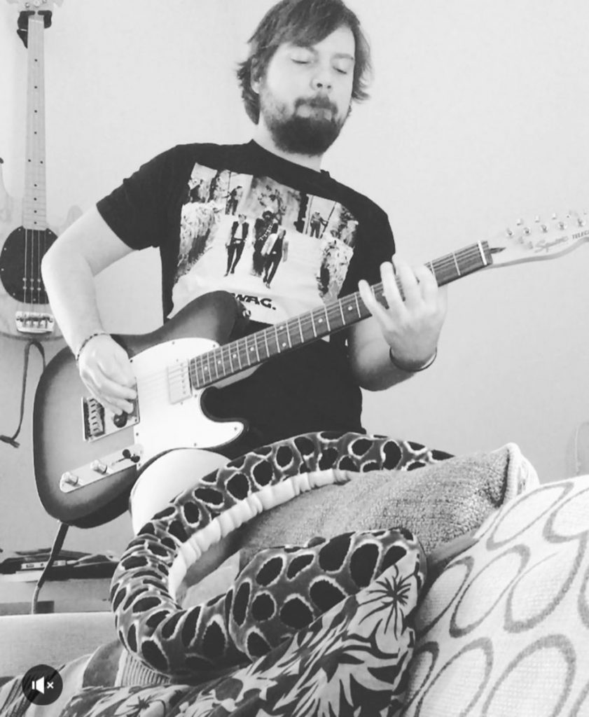 Jon on guitar