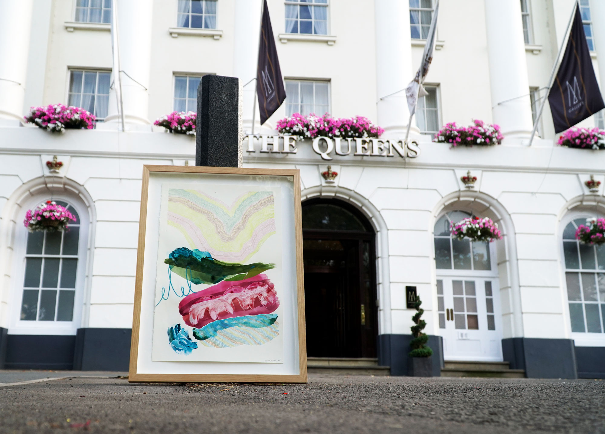 Queens Hotel and painting