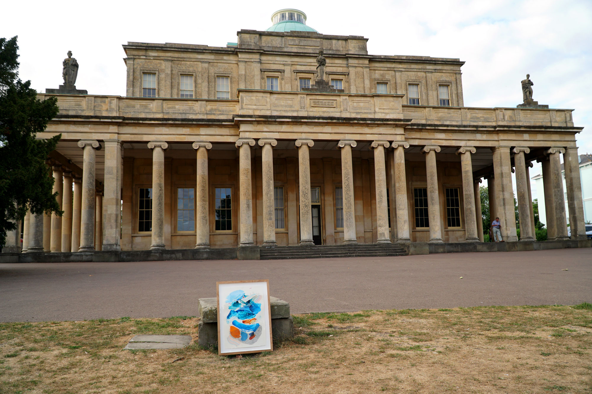 Pitville Pump Rooms with painting