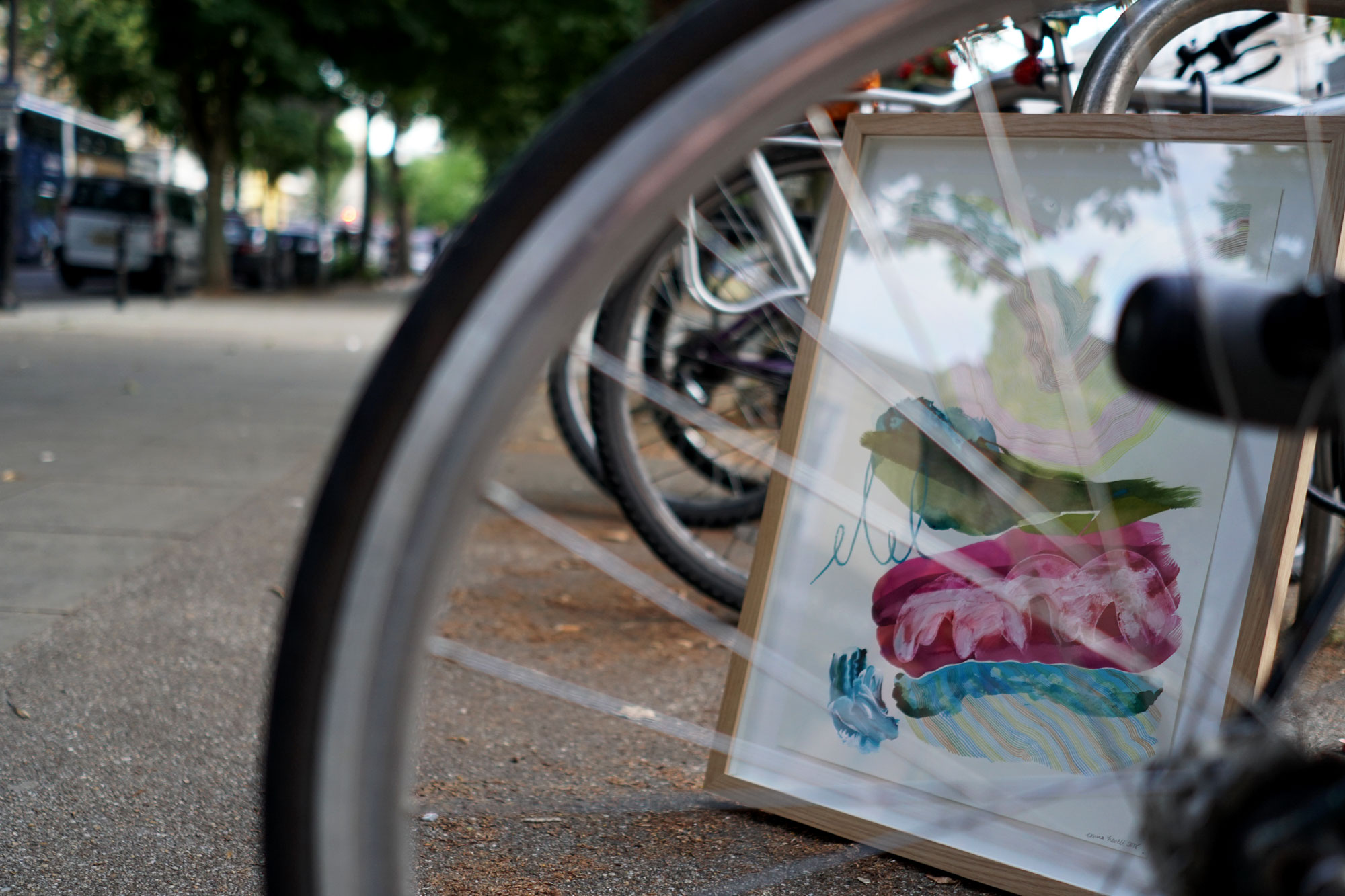 Montpellier promenade painting