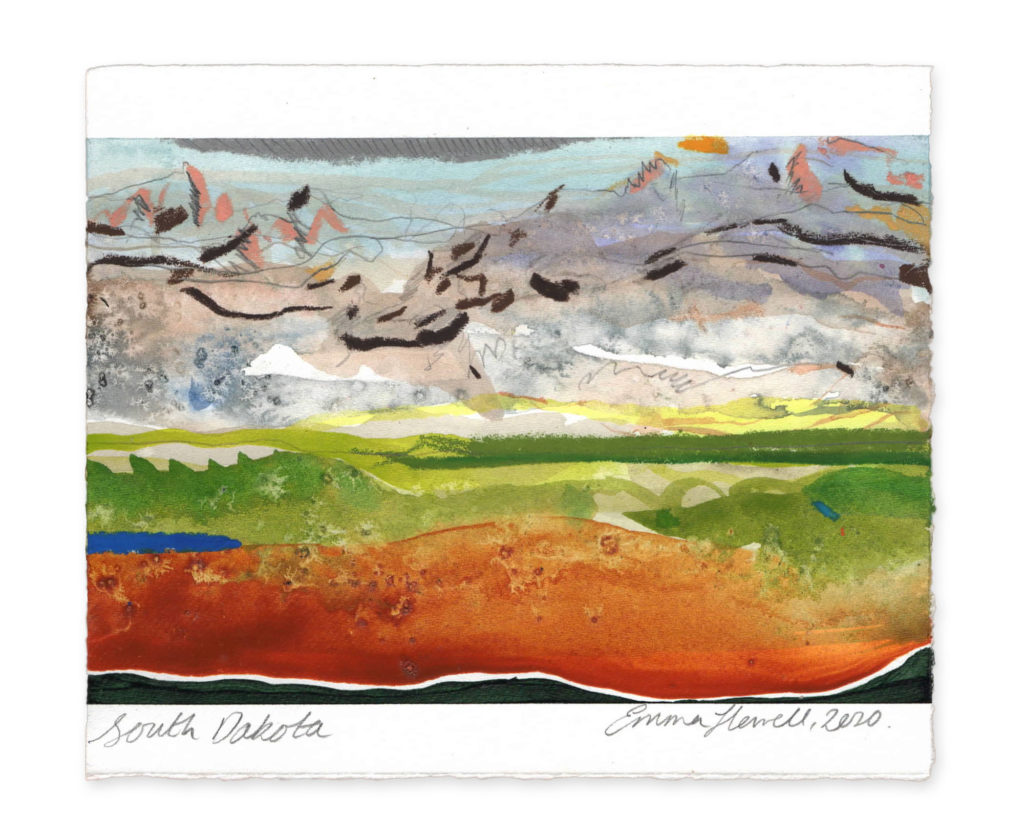 South Dakota landscape art emma howell