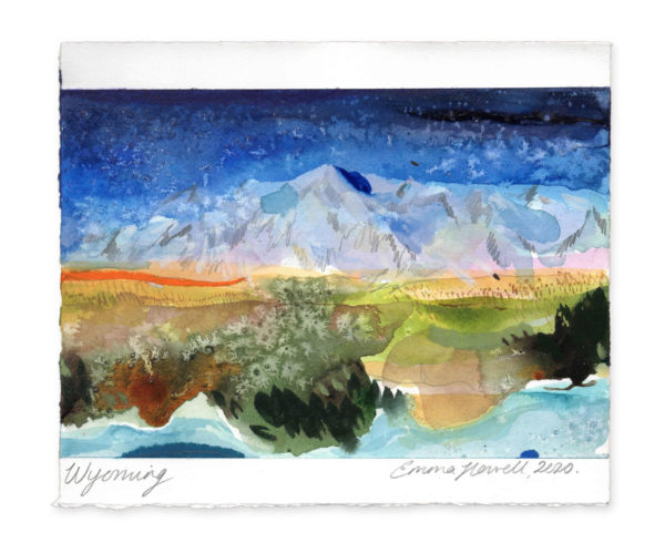 Wyoming landscape art emma howell