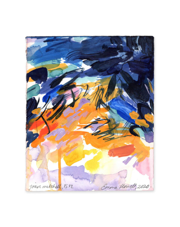 joan mitchell inspired abstract painting emma howell