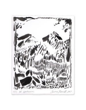 ink mountain black and white emma howell
