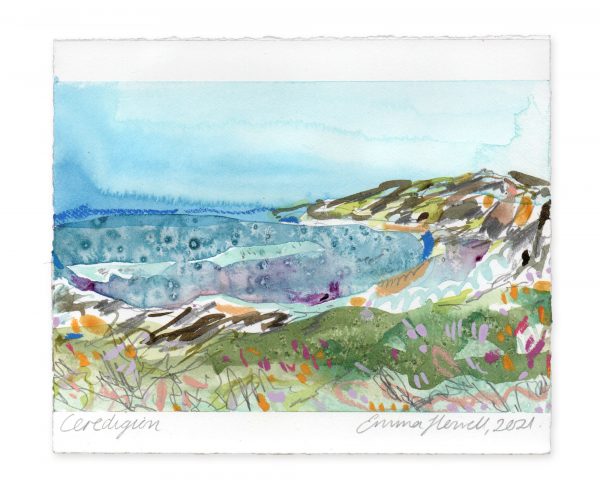 ceredigion landscape painting emma howell