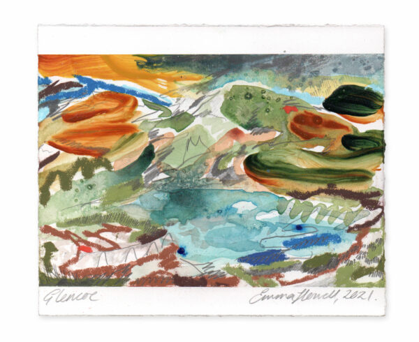 Glencoe landscape painting emma howell