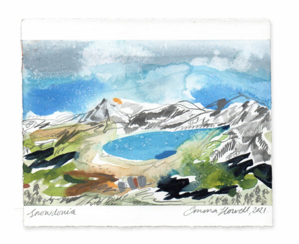 Snowdonia landscape painting emma howell