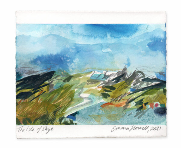 The Isle of Skye landscape painting emma howell