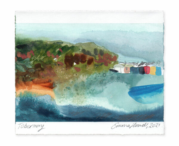 Tobermory landscape painting emma howell