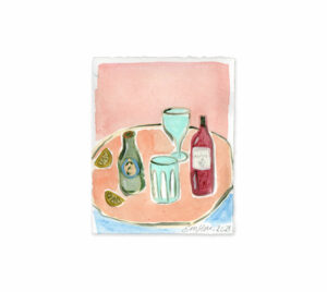 wine beer painting emma howell