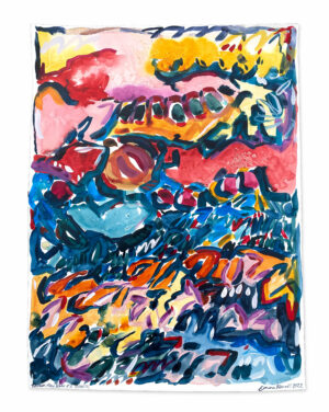 terrain flow state emma howell colourful artwork