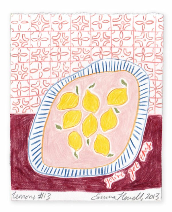 lemons drawing emma howell original