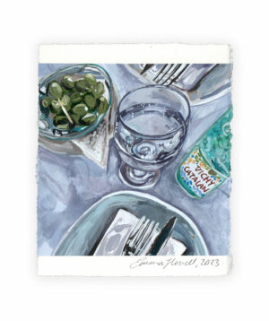 barcelona meal emma howell painting original