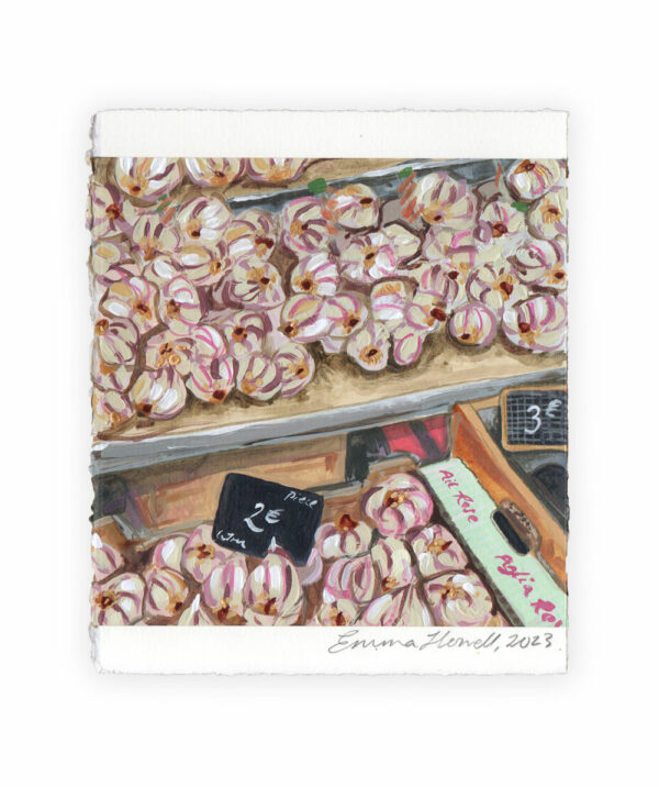 garlic painting emma howell