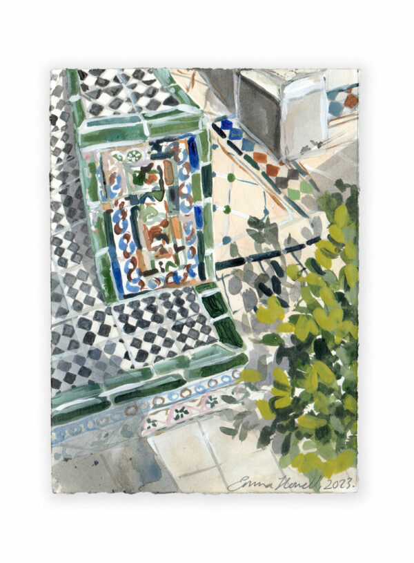 royal alcazar gardens painting emma howell